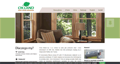 Desktop Screenshot of okland.net.pl